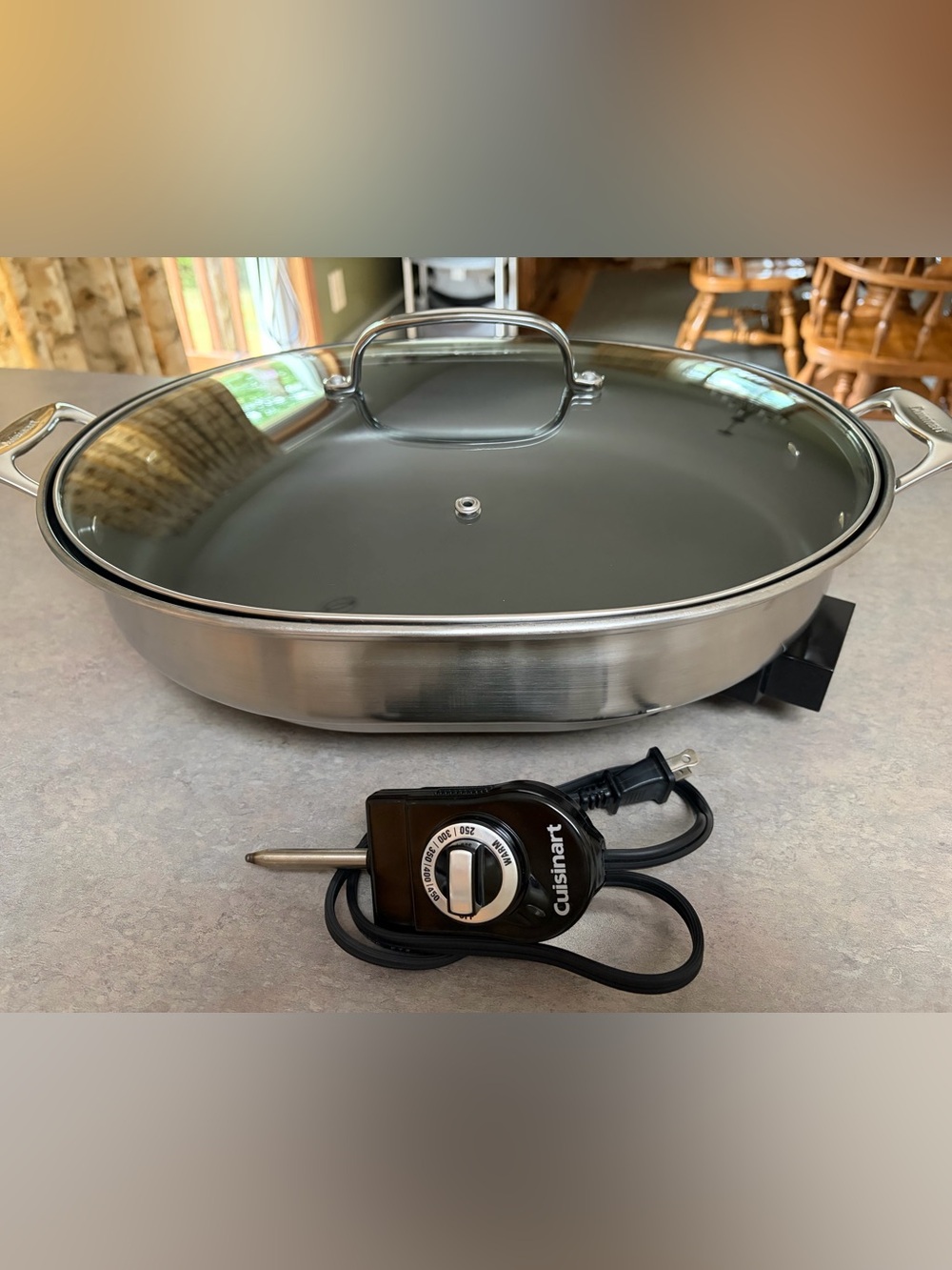 Cuisinart CSK-150 Electric Skillet w/ Glass Lid & Temperature Control